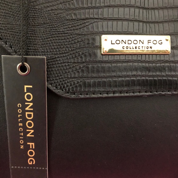 London Fog Orchid Satchel w/removable strap - Picture 6 of 6